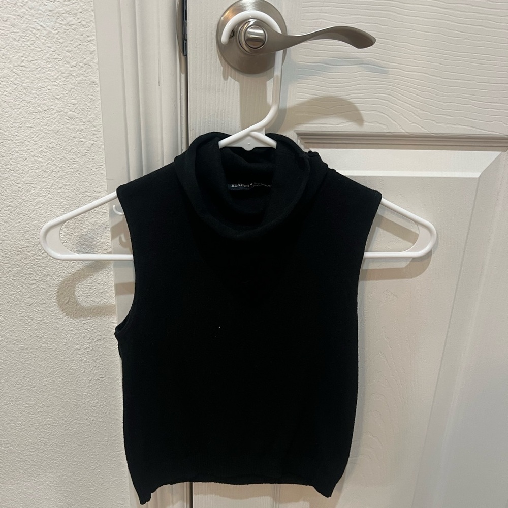 Brandy Melville Black Knit Turtleneck